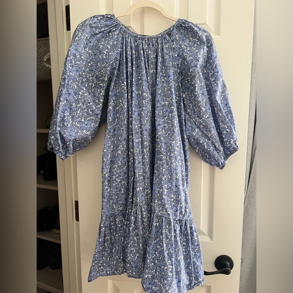 Dèluc Angela Blue Floral Mini Dress - Picture 3 of 4